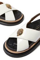 Orson Cross Strap Leather Sandals